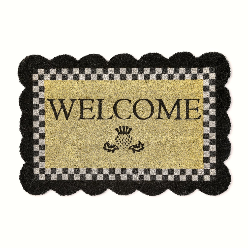 MACKENZIE-CHILDS Mackenzie-chilllds Scalloped Welcome Mat - Image 2