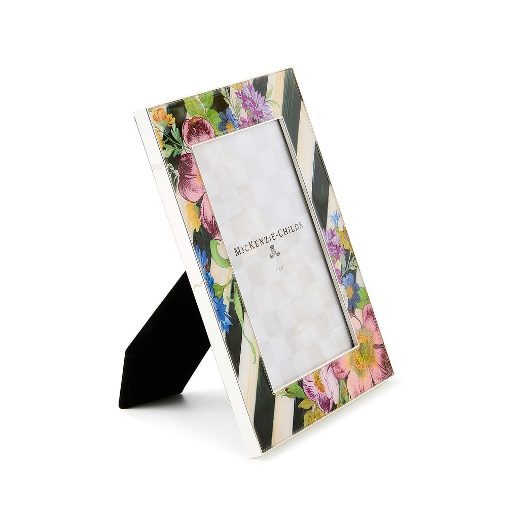 MACKENZIE-CHILDS Mackenzie-chilllds Floral Silver Plated Frame - Image 5