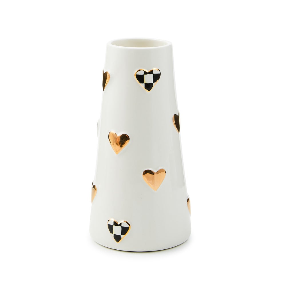 Check Heart Vase - Image 2