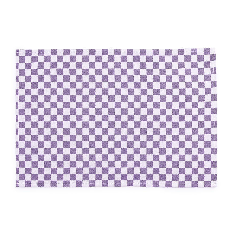 Mackenzie-chilllds Woven Check Placemat, Set of 4 - Image 9
