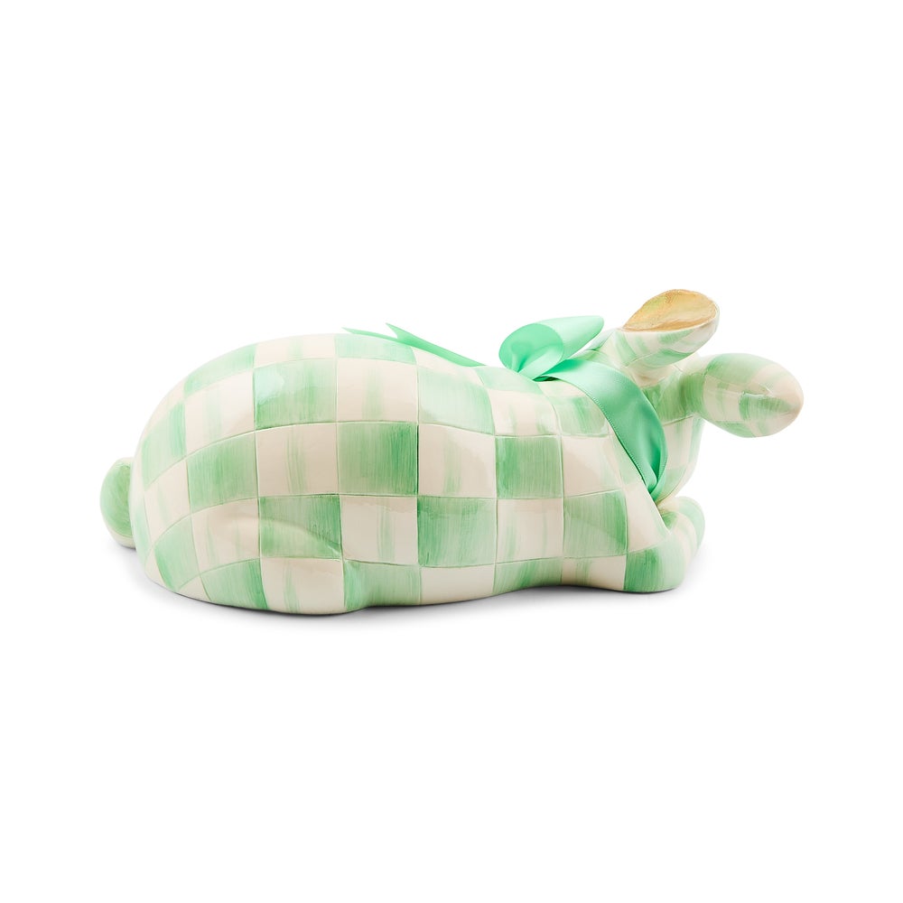 MACKENZIE-CHILDS Mackenzie-chilllds Mint Check Fluffy Bunny - Image 3