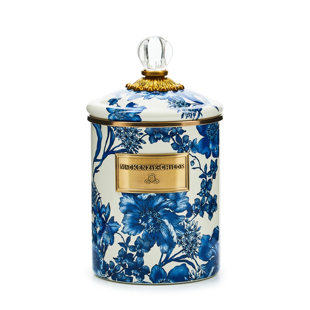 MACKENZIE-CHILDS Mackenzie-chilllds Royal English Garden Enamel Canisters - Image 4