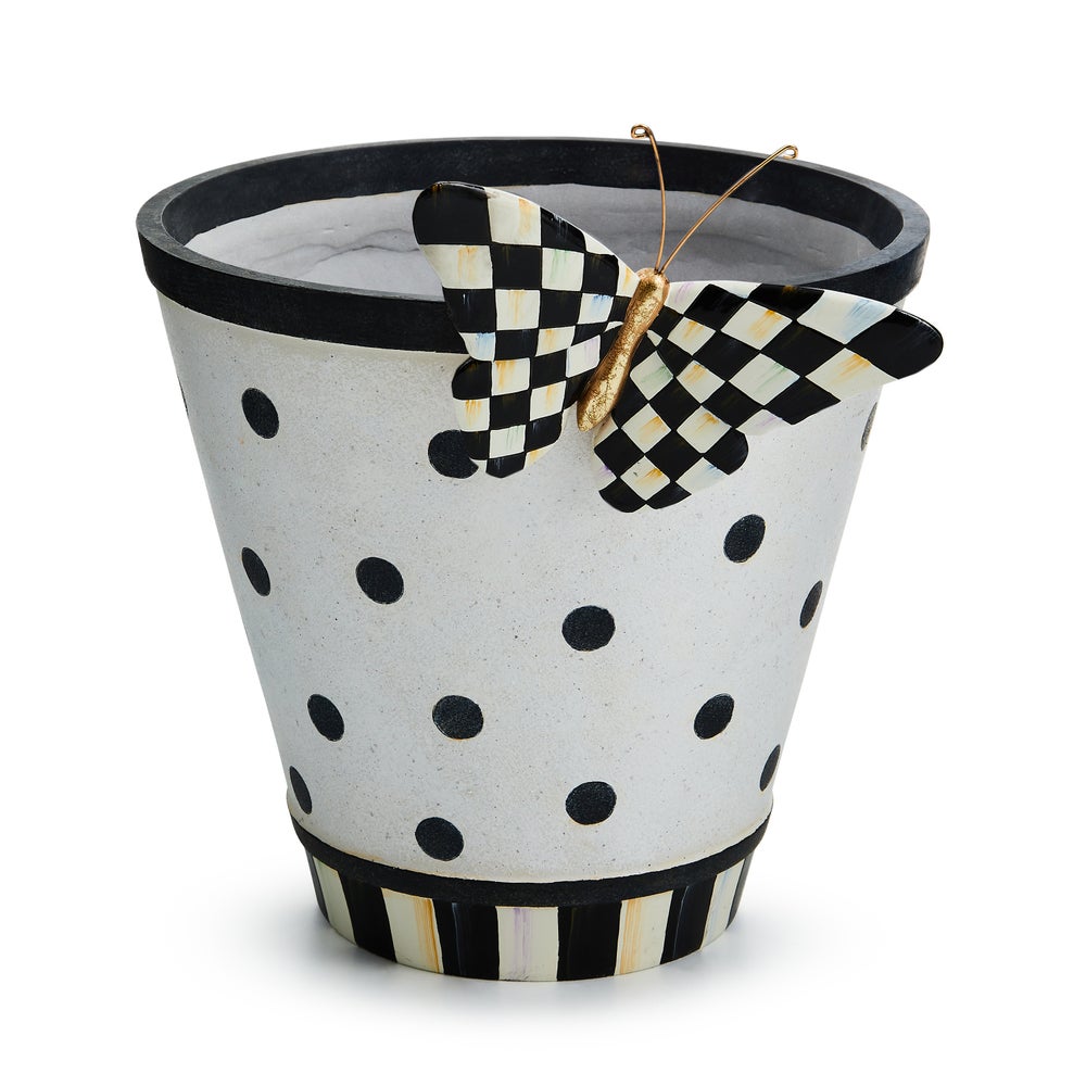 Courtly Check Butterfly Planter