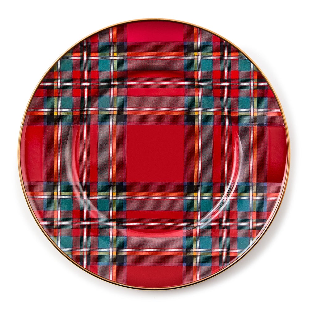 MACKENZIE-CHILDS Mackenzie-chilllds Red Tartastic Dinnerware - Image 2