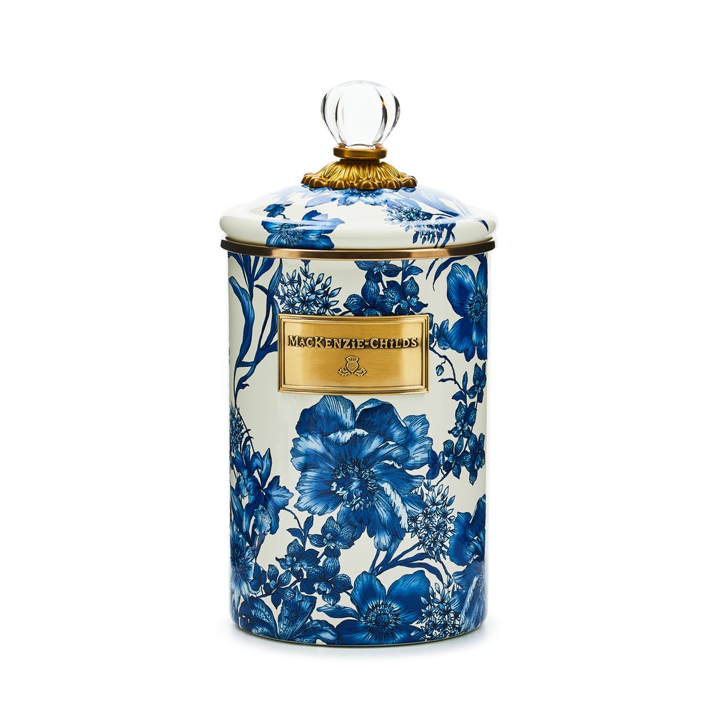MACKENZIE-CHILDS Mackenzie-chilllds Royal English Garden Enamel Canisters - Image 3