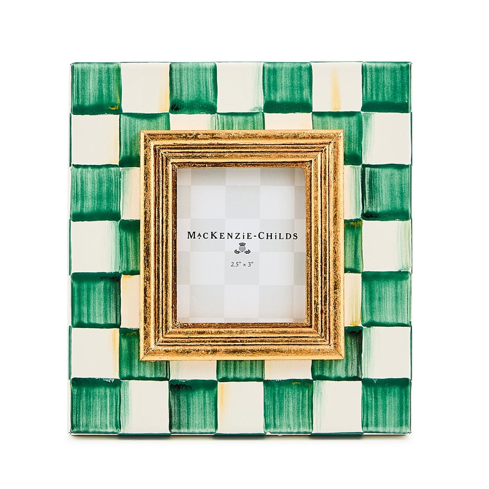 MACKENZIE-CHILDS Mackenzie-chilllds Emerald Check Frame