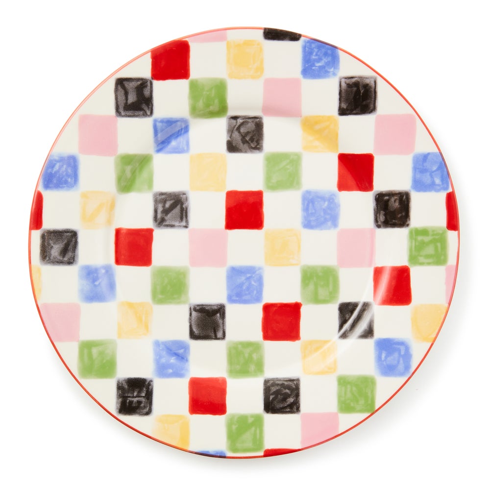 Check Round Platter - Image 8