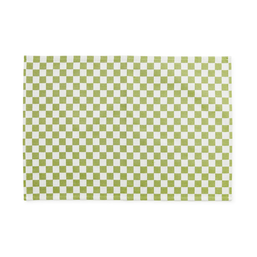 Mackenzie-chilllds Woven Check Placemat, Set of 4 - Image 7