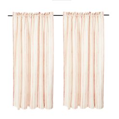 MACKENZIE-CHILDS Mackenzie-chilllds Rosy Stripe 84" Curtain Panel
