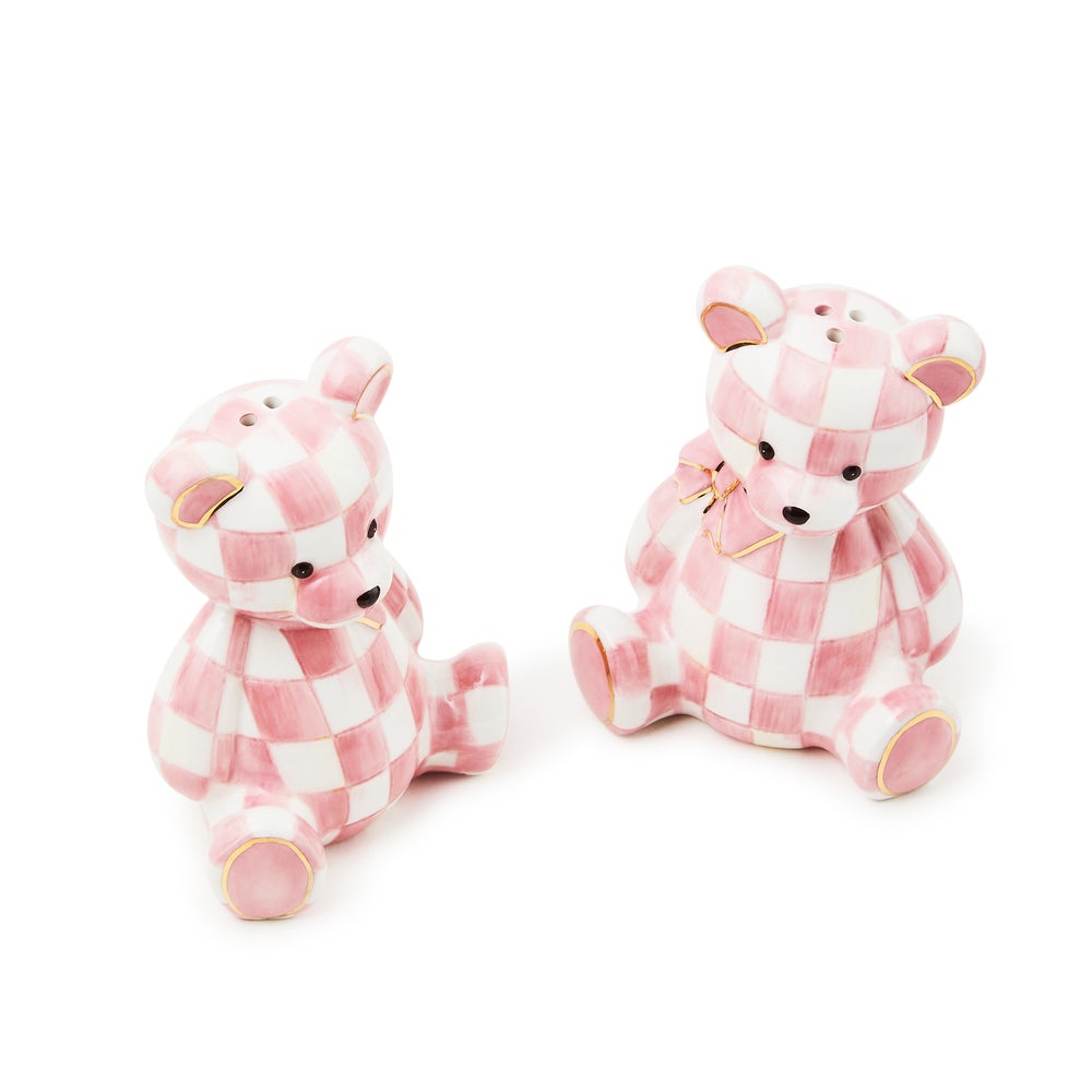 MACKENZIE-CHILDS Mackenzie-chilllds Rosy Bear Salt & Pepper Set - Image 3