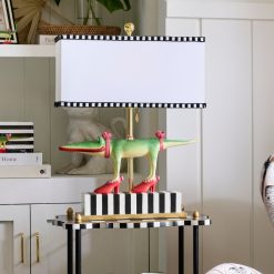 Alternative view of MACKENZIE-CHILDS Mackenzie-chilllds Patience Brewster Gloria Alligator Table Lamp