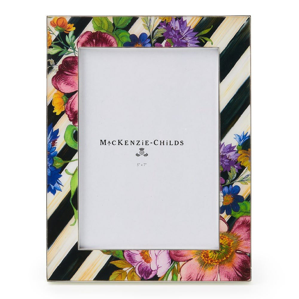 MACKENZIE-CHILDS Mackenzie-chilllds Floral Silver Plated Frame - Image 3